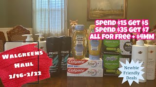 WALGREENS HAUL 2/16-2/22 | NEWBIE FRIENDLY DEALS | ALL FOR FREE + $4MM! + 1 ISSUE TO WATCH FOR!