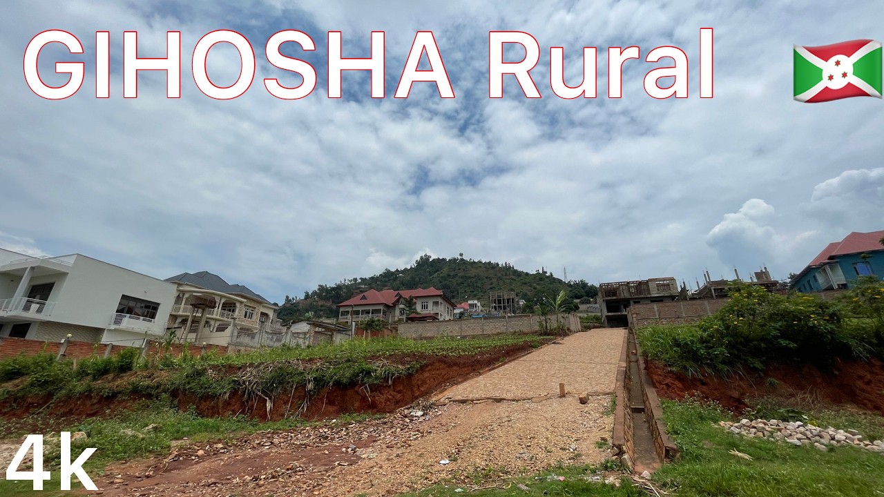 Walking in GIHOSHA Rural 🇧🇮 | New Construction Area in Bujumbura, Burundi