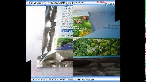 Phân vi sinh TKS - TRICHODERMA dùng cho cây công nghiệp