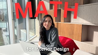 Do you need to be good at MATH to be an Interior Designer?