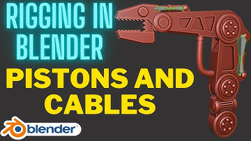 Rigging Pistons and Cables in Blender