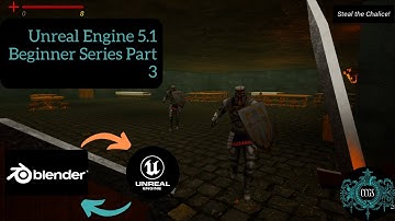 Unreal Engine 5.1 Beginner Tutorial - Part 3 #unrealengine #blender #blender3d #unrealengine5