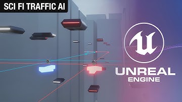 Sci-Fi AI Traffic System - Unreal Engine Asset