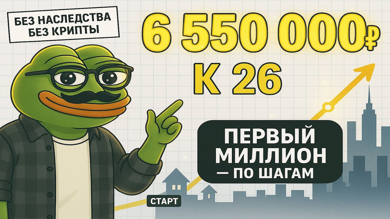 6,5 млн к 26: Как повторить ОБЫЧНОМУ человеку. Мой путь (без воды и курсов). Финансовая грамотность.