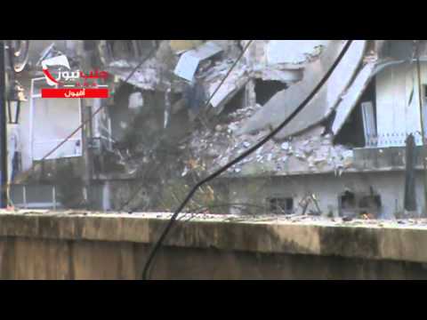حلب أقيول نسبة الدمار الكيبرة في الحي