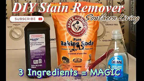 How to remove stains from clothes with this DIY 3 Ingredients Stain Remover-It’s like magic!￼