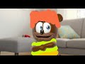 Brownie Bear Refuse To clean His Room And Gets sent to timeout 