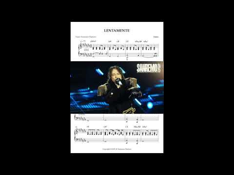 Lentamente (spartito pianoforte) - Irama