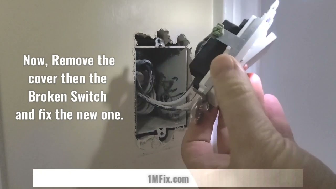 How to Replace a Broken Light Switch with Easy Steps YouTube