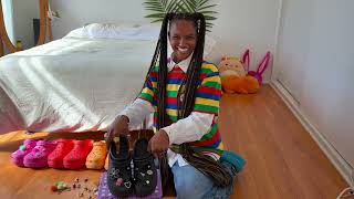 Putting Fresh Jibbitz on my Platform Crocs