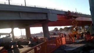 Avances de la construccion del elevado de cienfieg