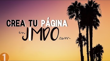 Crea tu página web/blog en Jimdo - Introducción