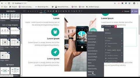 Icon Or Image Snippets Odoo, Icon Or Image Blocks Odoo - v 13
