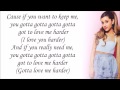 Ariana Grande feat. The Weeknd - Love Me Harder (with Lyrics)