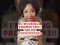 IM HIRING PROMOTERS! TAP IN ! #fyp #explorepage #trendingnow #viralreels #promoter #promo #promotion