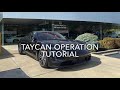 Porsche Taycan Operation Tutorial