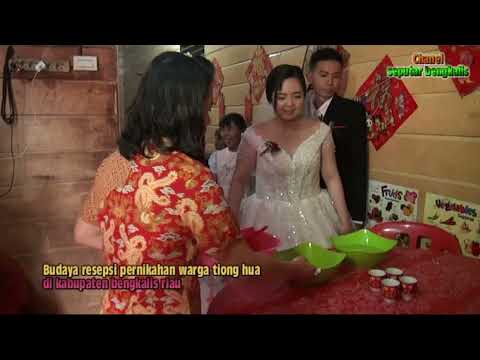 tata cara resepsi pernikahan warga Tionghoa di kab. Bks riau....