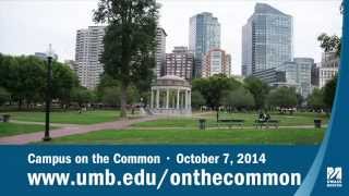 Join umass boston for campus on the common: oct. 7, 2014