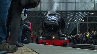 Legendary steam train 'Flying Scotsman' returns in UK