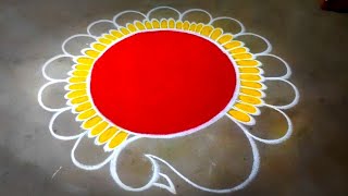 Newyear peacock rangoli/newyear 2024 muggulu/newyearbeautiful rangolidesigns/pongal&sankranthi kolam