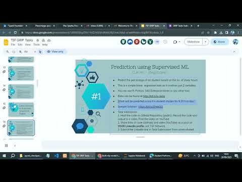 Predicting Student performance using Machine learning Model | Spark foundation Data science