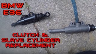 HOW TO: Replace &amp; Bleed Clutch Master and Slave Cylinder &#39;92 E36 BMW 325i