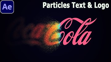After Effects tutorial - Particles Logo & Text Animation using CC Particle System II #oe303