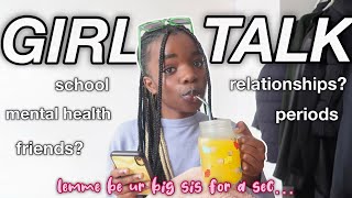 GIRL TALK + MCDONALDS MUKBANG 💕| high school, boys, periods etc
