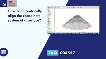 FAQ 004557 | How can I centrically align the coordinate system of a surface?