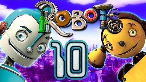 Robots Walkthrough Part 10 - [The Movie Game] - (PS2, XBOX, PC, Gamecube) Bigweld Chase