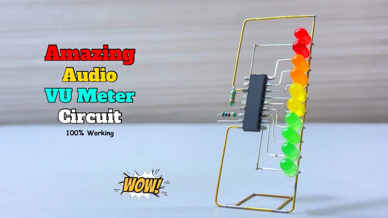 Led Rings Vu Meter LED VU Meter Circuit | Electronic Project - YouTube