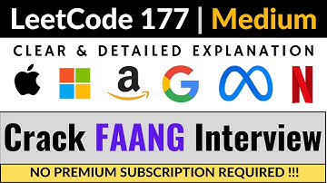 Leetcode 177 - Nth Highest Salary - Python Solution | FAANG Interviews