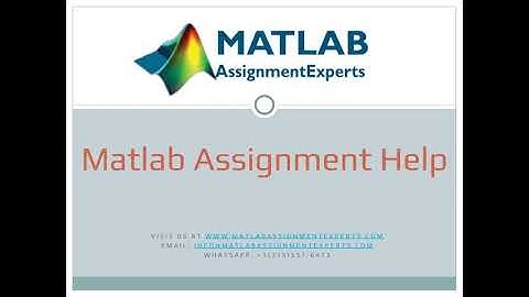 Matlab Assignment Help