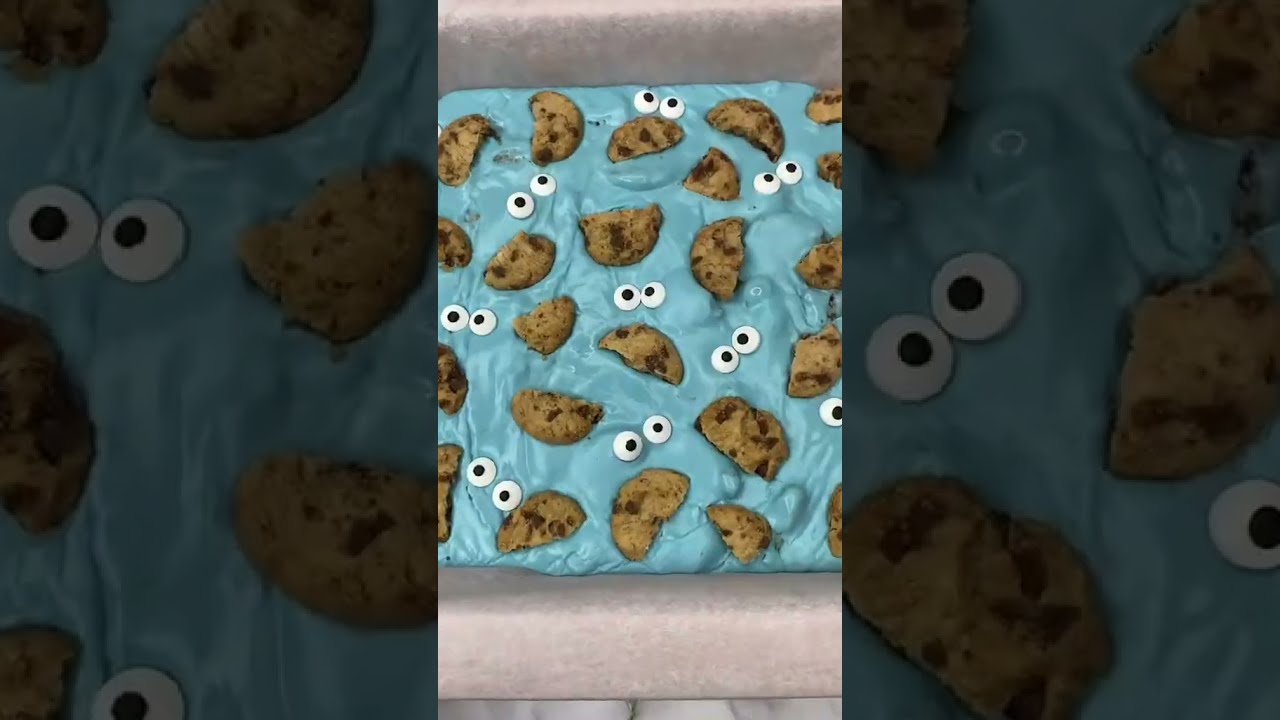 Cookie Monster Fudge 💙🍪👀