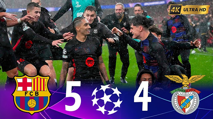 Barcelona vs Benfica 5-4 Extended Highlights & All Goals -  UEFA Champions League 2024/2025
