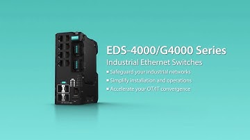 MOXA EDS 4000/G4000 Industrial Managed Switches