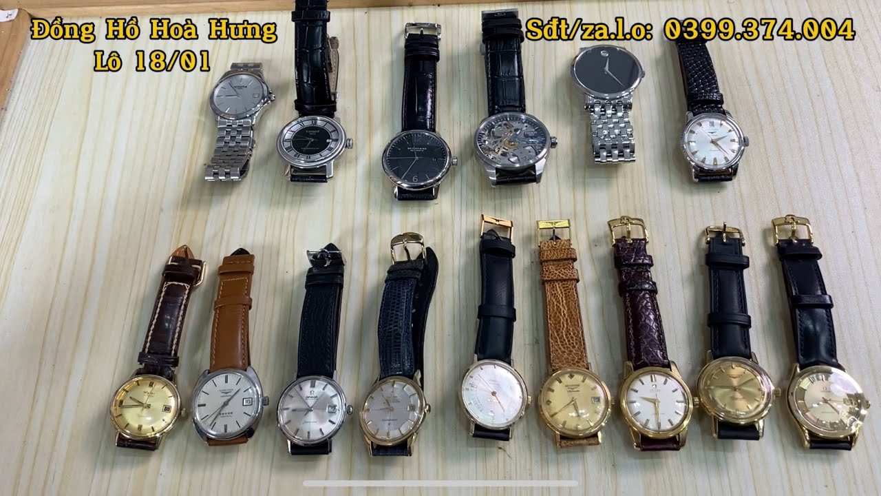 Đồng hồ cơ vintage lô 18/01/2026 sđt/za.l.o: 0399.374.004