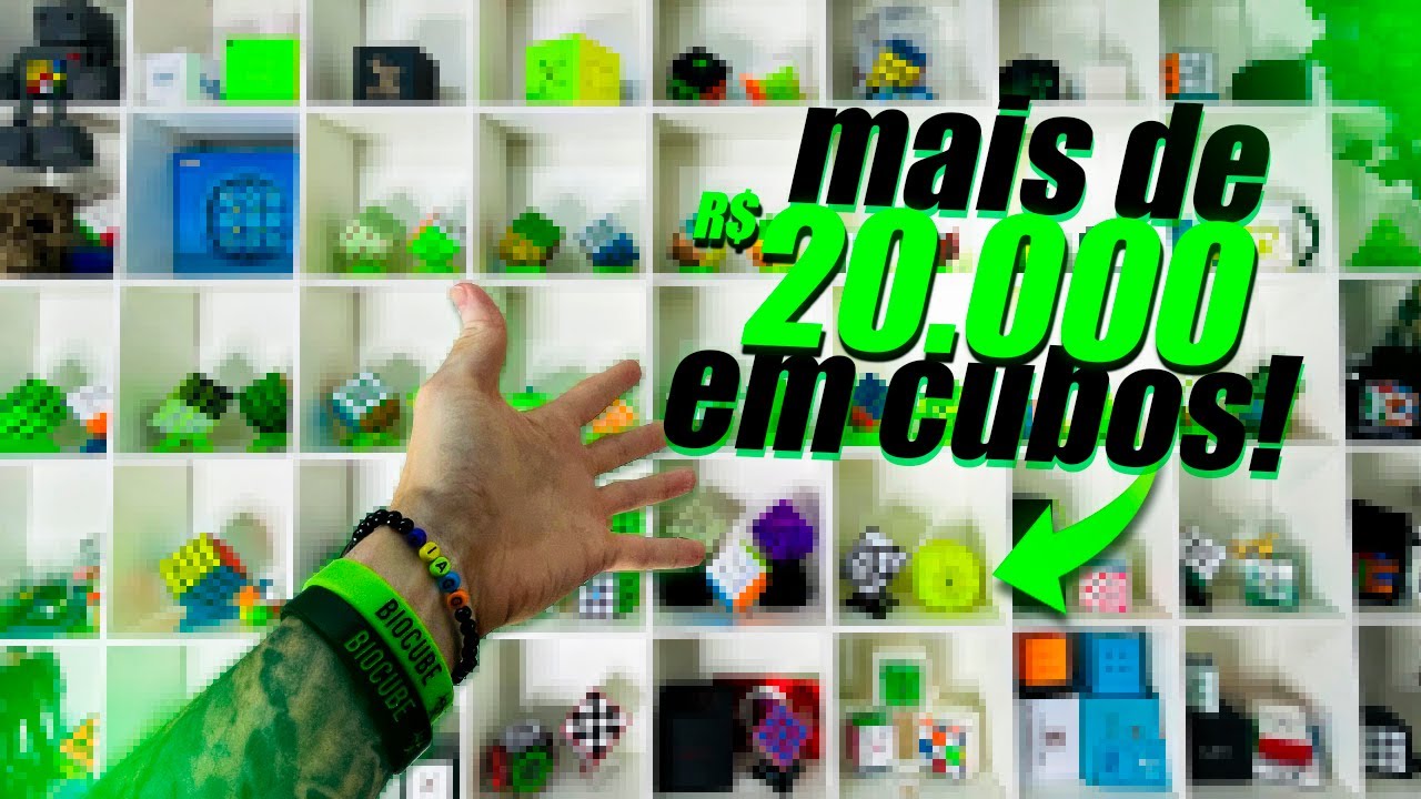 Quanto vale a COLEÇÃO BIOCUBE? | Muitos cubos mágicos RAROS 😱