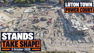 Luton Town Power Court | Stands take shape