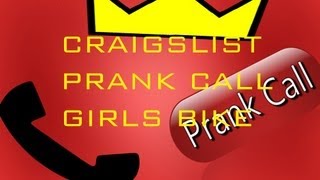 Craigslist Prank Call Glamour Girls Bike
