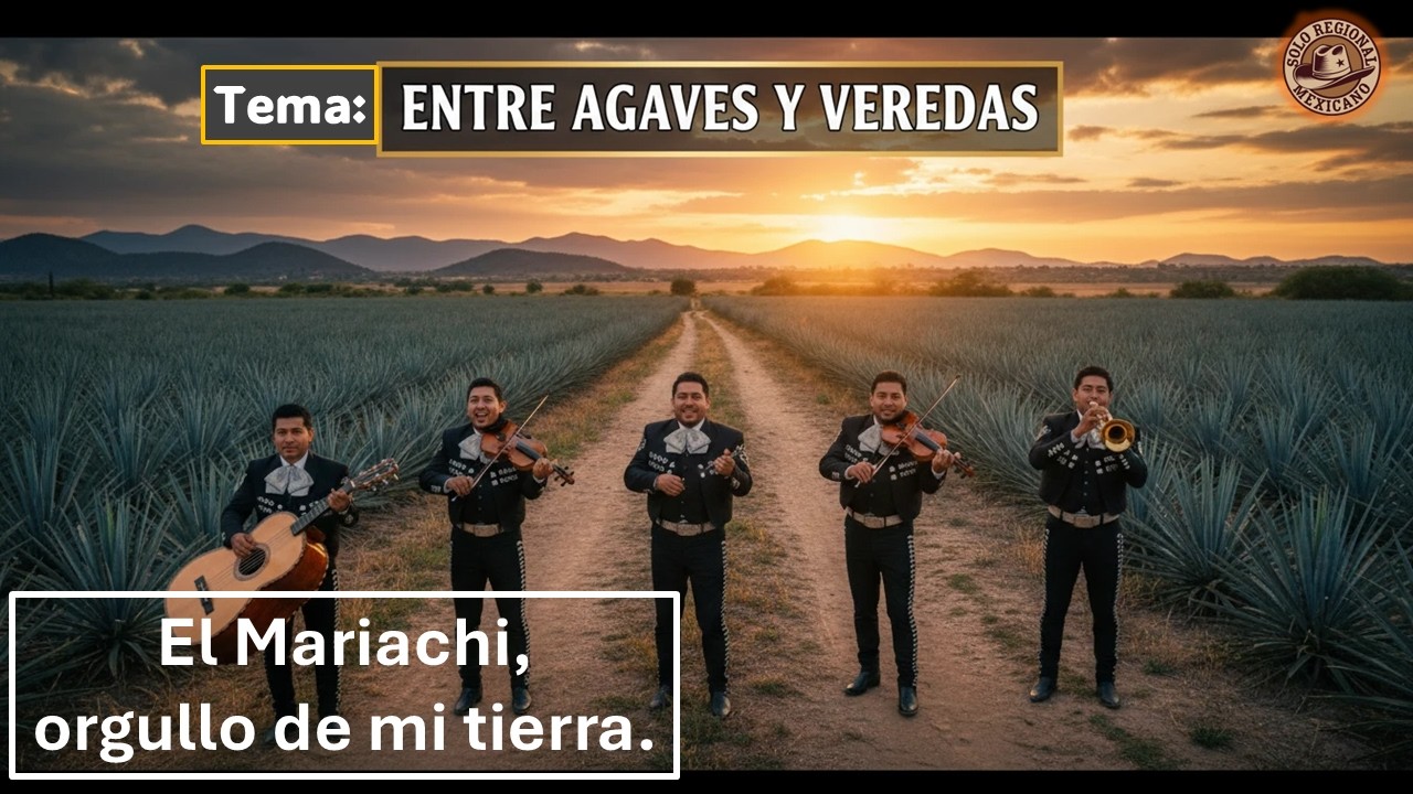 ENTRE AGAVES Y VEREDAS, Este Son jalisciense, celebra el orgullo de nacer en esta tierra mexicana.