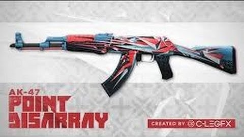 Модели для CS 1.6 | AK-47 Буйство красок [Point Disarray]