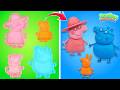 Learn Colors Family with Peppa Pig 🐷🎨 | Rainbow Play Doh 🌈| Preschool Toddler Learning Video