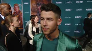 'Midway' World Premiere: An Interview with Nick Jonas