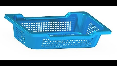 Solidworks: plastic tray