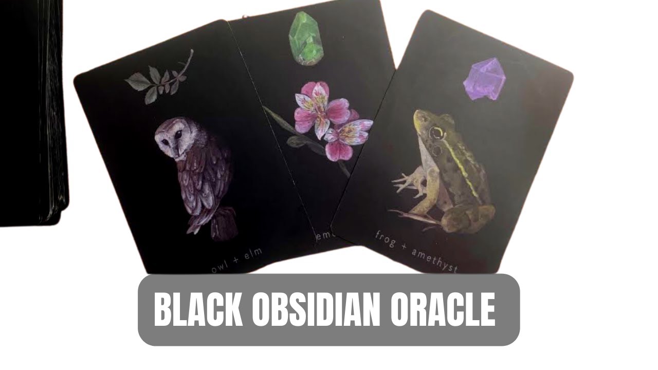 Black Obsidian ORACLE DECK REVIEW | @meganbuccere7798 - YouTube