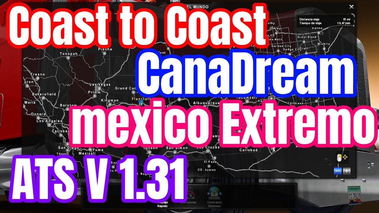 ATS V.-1.31 PACK  MOD MAPAS + TEXTURAS + 1 AUTO |YanRed