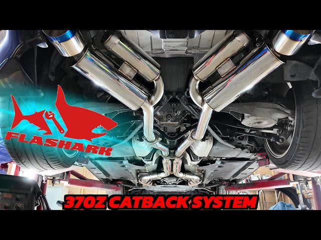 FLASH exhaust system VQ37 CKV36 V36 スカイラインクーペ Z34