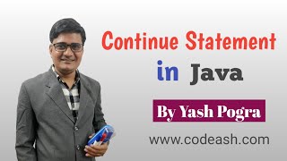 Continue statement | continue statement in java | continue example in Java | continue program