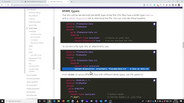 Gramex FileHandler MIME Types